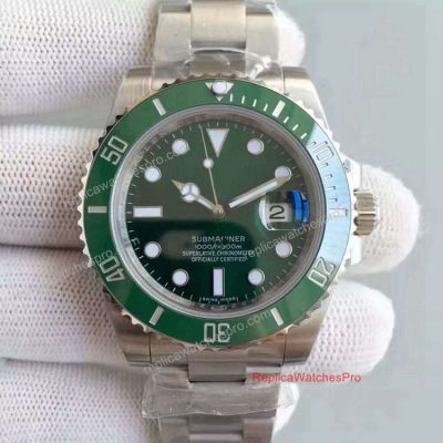 Noob Factory Replica Rolex Submariner Green Hulk Watch